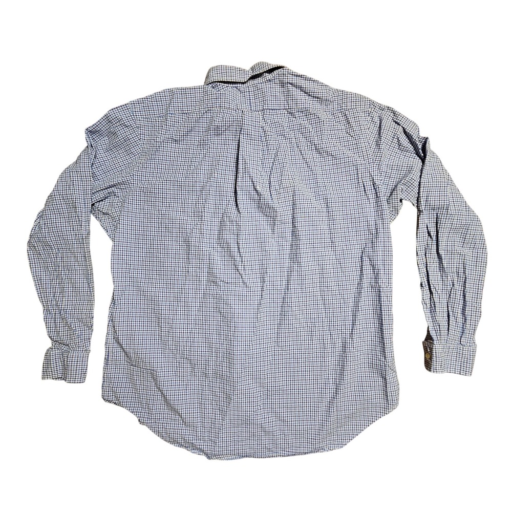 Ralph Lauren Classic Fit Gingham Long Sleeve Button Down Shirt Mens XL Old Money - Picture 2 of 7